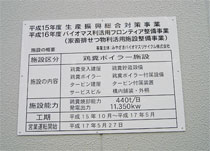 鶏糞ボイラー施設表示